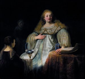 ソフォニスバは一杯の毒を受け取る 作： Rembrandt van Rijn
